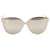 Dior Diorama 2 Sonnenbrille aus silberfarbenem Metall Metallisch  ref.743266