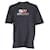 Balenciaga Gym Wear Camiseta oversized em algodão preto  ref.743304