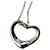Tiffany & Co Platinum Elsa Perretti  Open Heart Silvery  ref.743558