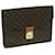 Louis Vuitton Porte Documents Brown Cloth  ref.743647