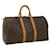 Louis Vuitton Keepall 45 Brown Cloth  ref.743899