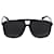 Óculos de sol Gucci Preto Acetato  ref.743950