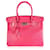 Hermès Hermes Rose Tyrien Strauß Birkin 30 PHW Pink Leder Straußenleder  ref.744240