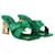 3.5 Mules - Dolce & Gabbana - Zerba/Verde - Leather Green  ref.744298