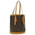 Louis Vuitton Bucket Brown Cloth  ref.744368