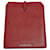 Porta iPad Burberry in pelle rosso scuro Bordò  ref.744537
