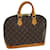 Louis Vuitton Alma Brown Cloth  ref.744554