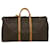 Louis Vuitton Keepall 60 Marrone Tela  ref.744691