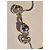 Gucci Cuore in argento sterling GG 925 e legno Rosso - vista 3