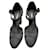 Dolce & Gabbana Tacones Negro Cuero Encaje  ref.745288