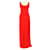 Céline robe Red Viscose  ref.745631