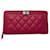 new chanel boy wallet Pink Fuschia Leather  ref.746040