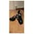 Bottines Cage Yves Saint Laurent en cuir noir 38  - vue 2