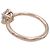 inconnue Solitärring aus Roségold, Diamant 1 Karat. - Ansicht 4