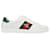SNEAKERS GUCCI ACE BEE NOUVEAU Cuir Blanc  ref.746482