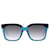 Emilio Pucci Nuovi Occhiali da Sole Donna mod. EP0084 5392W 53-19-140 MM Blu Acetato  ref.746546