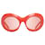 Emilio Pucci Nuovi Occhiali da Sole Donna mod. EP0096 5566S 55-25-130 MM Rosso Acetato  ref.746547