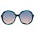 Emilio Pucci Nuovi Occhiali da Sole Donna mod. EP0086 5592U 55-18-140 MM Blu Acetato  ref.746548