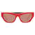 Emilio Pucci Nuovi Occhiali da Sole Donna mod. EP0111 5566Y 55-18-145 MM Rosso Acetato  ref.746559