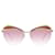 Emilio Pucci Nuovi Occhiali da Sole Donna mod. EP0112 5928T 59-14-140 MM D'oro Acetato  ref.746589