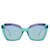 Emilio Pucci Nuovi Occhiali da Sole Donna mod. EP0145 5687V Verde Acetato  ref.746634