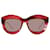 Emilio Pucci Nuovi Occhiali da Sole Donna mod. EP0122 5168F 51-19-145 MM Rosso Acetato  ref.746650