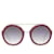 Emilio Pucci Nuovi Occhiali da Sole Donna mod. EP0013 5274T 52-22-135 MM Rosso Acetato  ref.746656