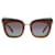 Emilio Pucci Nuovi Occhiali da Sole Donna mod. EP0105 6647F 66-15-140 MM Marrone Acetato  ref.746673