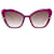 Emilio Pucci Nuovi Occhiali da Sole Donna mod. EP0135 5575F Porpora Acetato  ref.746677