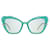 Emilio Pucci Nuovi Occhiali da Sole Donna mod. EP0135 5587B Turchese Acetato  ref.746678