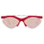 Emilio Pucci Nuovi Occhiali da Sole Donna mod. EP0137 5966S Rosso Acetato  ref.746679