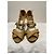 Sandali con zeppa Dior in vernice Beige - vista 3