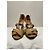 Sandali con zeppa Dior in vernice Beige - vista 4