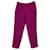 Diane Von Furstenberg DvF magenta Jacques Cady crepe pants Pink Purple Fuschia Polyester Triacetate  ref.747633