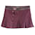 Vintage Roberto Cavalli Freedom Y2K purple mini skirt low waist bella hadid paris hilton 00S 00's zeroes Made in Italy size it 42 eu 38 M Dark purple Leather  ref.747749
