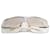 Dolce & Gabbana Vintage D&G Dolce et Gabbana Y2Lunettes de soleil design transparentes en argent K nuances lunettes de soleil bella hadid zéros 00’s 00S FABRIQUÉ EN ITALIE Verre Argenté Gris  ref.747754