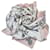 Hermès Pañuelo de seda rosa Les Cles de Hermes Paño  ref.747769