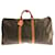Louis Vuitton Keepall Bandouliere 60 Brown Cloth  ref.748069