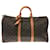 Louis Vuitton Keepall Bandouliere 50 Brown Cloth  ref.748132