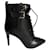Sergio Rossi Ankle Boots Black Leather  ref.748420