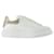 Oversized Sneakers - Alexander Mcqueen - Black/White - Leather  ref.748898