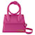 Le Chiquito Bow Bag - Jacquemus - Rosa - Leder Pink  ref.748935