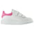 Sneakers Oversize - Alexander Mcqueen - Nero/Bianco - Pelle Multicolore  ref.749083
