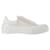 Sneakers Oversize - Alexander Mcqueen - Nero/Bianco - Pelle Multicolore  ref.749165