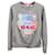 Kenzo Besticktes Obermaterial Sweatshirt aus grauer Baumwolle  ref.749192