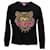 Kenzo Embroidered Tiger Sweatshirt in Black Organic Cotton  ref.749397