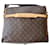 Louis Vuitton handbag in Monogram canvas and leather Dark brown Cloth  ref.749445