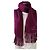 Autre Marque Sciarpa Alpaca Camargo in lana viola scuro