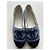 Cambon Chanel-Espadrilles aus Leder und Tweed, Pointure 41 Blau Hellblau - Ansicht 6