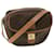 Céline CELINE Macadam Canvas Shoulder Bag PVC Leather Brown Auth rd4009  ref.749867